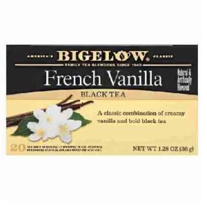 BIGELOW BLENDED TEA BLACK TEA FRENCH VANILLA 20CT