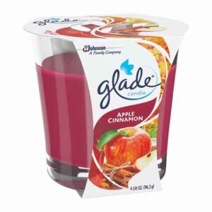 GLADE CANDLE APPLE CINNAMON 4.08oz