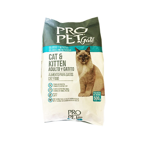 PET PRO CAT FOOD 500G Master Mac food