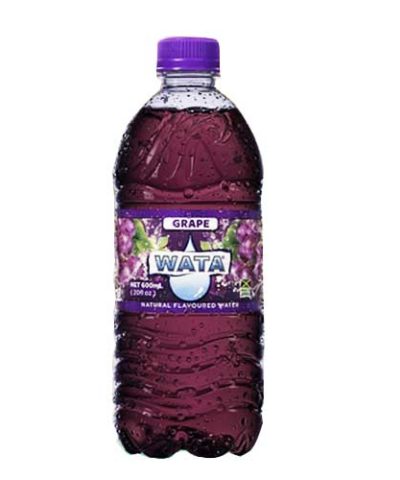 WATA FLAVOURED WATER GRAPE 600ML