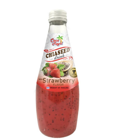COCO ROYAL CHIASEED DRINK STRAWBERRY FLAVOUR 290ML