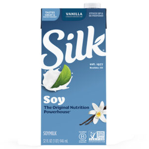 SILK VANILLA SOY MILK 946ML