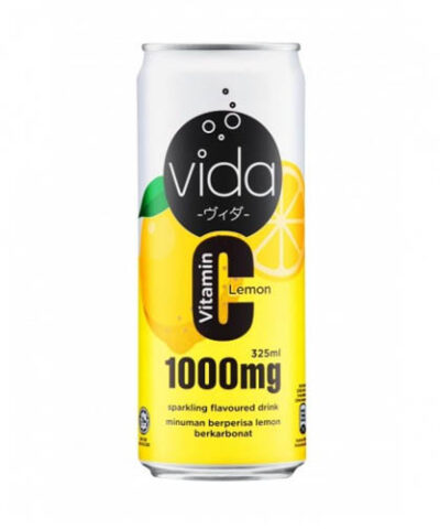 VIDA VITAMIN LEMON SPARKLING FLAVOURED DRINK 325ML