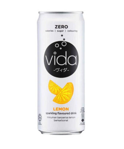 VIDA VITAMIN LEMON SPARKLING FLAVOURED DRINK ZERO 325ML