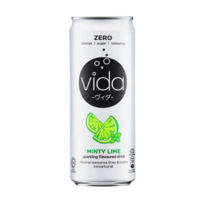 VIDA VITAMIN MINTY LIME SPARKLING FLAVOURED DRINK ZERO 325ML