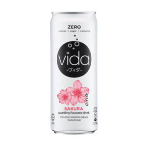 VIDA VITAMIN SAKURA SPARKLING FLAVOURED DRINK ZERO 325ML