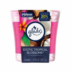 GLADE CANDLE EXOTIC TROPICAL BLOSSOMS 4.08oz