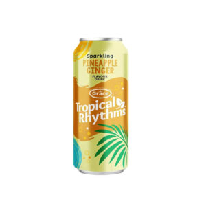 TROPICAL RHYTHM SPARKLING PINEAPPLE GINGER 330ML