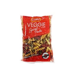 GEDDY'S TRI-COLOUR VEGGIE SPIRAL PASTA 200g