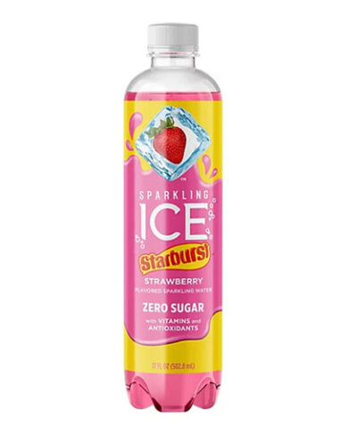 SPARKLING ICE STARBURST STRAWBERRY ZERO SUGAR 17 OZ