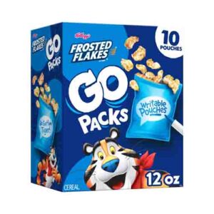KELLOGG'S FROSTED FLAKES GO PACKS 340g PACKS 34G