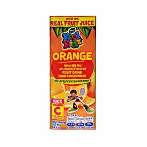 KOOL KIDZ ORANGE 10% REAL FRUIT JUICE 200ML