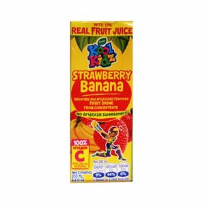 KOOL KIDZ STRAWBERRY BANANA 10% REAL FRUIT JUICE 200ML