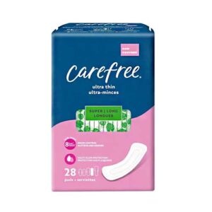 CAREFREE ULTRA THIN SUPER/LONG  28's