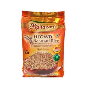 MAHARANI BROWN BASMATIC RICE 1KG