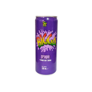 BIGGA GRAPE SODA CAN 330ML