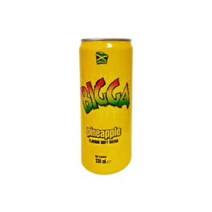 BIGGA PINEAPPPLE SODA CAN 330ML
