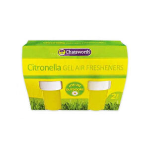 CHATSWORTH CITRONELLA GEL AIR FRESHENERS 141G 2pk