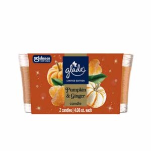 GLADE PUMPKIN & GINGER 2 CANDLES 4.08 OZ