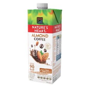 NATURE'S HEART ALMOND COFFEE  MILK 946ML