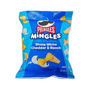 PRINGLES MINGLES SHARP WHITE CHEDDAR AND RANCH 2oz