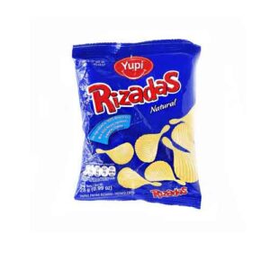 RIZADAS NATURAL POTATO CHIPS 28G