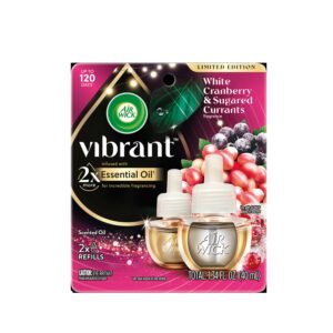 AIR WICK WHITE CRANBERRY & SUGARED CURRENT 2 REFILL 1.34Oz