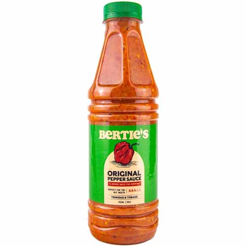 BERTIE'S ORIGINAL PEPPER SAUCE 750ML