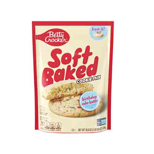 BETTY CROCKER COOKIE MIX BIRTHDAY CAKE BATTER 1 LB 0.8 OZ