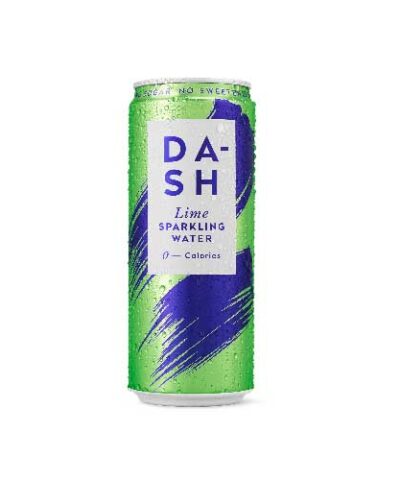 DASH LIME SPARKLING WATER 330ML