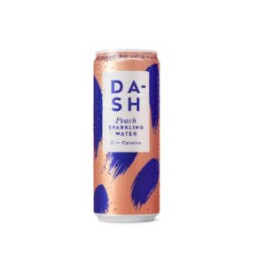 DASH PEACH SPARKLING WATER 330ML