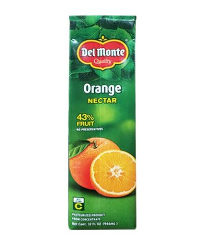 DEL MONTE ORANGE NECTAR 43% FRUIT 32oz