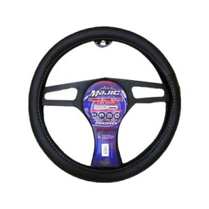 ELITE MAJIC STEERING WHEEL COVER SPORT TRIM BLACK/GREY