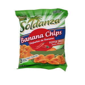 SOLDANZA BANANA CHIPS PEPPER SWEET 39g