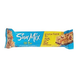 SUN MIX NUT BAR GRANOLA RAISIN NUT 37G
