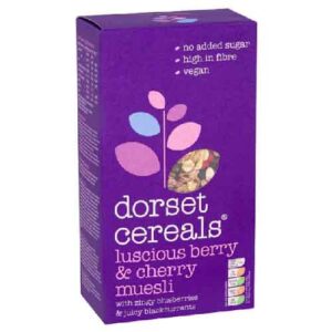 DORSET CEREALS LUSCIOUS BERRY & CHERRY MUESLI 100g