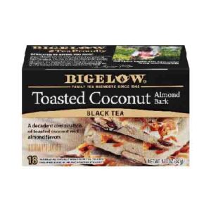 BIGELOW BLENDED TEA TEA BLACK TOASTED COCONUT ALMOND BARK 18CT