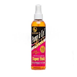 BRONNER BROS PUMP IT UP GOLD STYLING SPRITZ SUPER HOLD 8oz