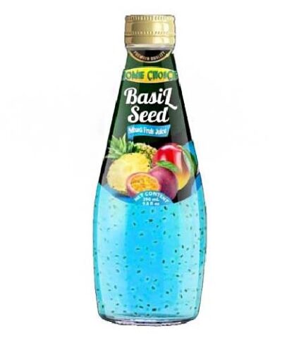HOME CHOICE BASIL SEED MIXED FRUIT JUICE 290ML