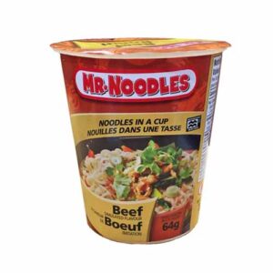 MR NOODLES BEEF CUP SOUP 64g