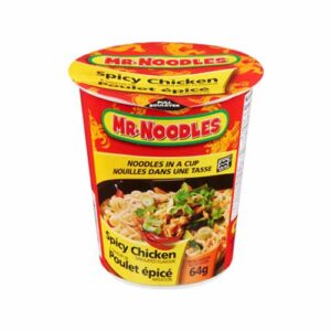 MR NOODLES SPICY CHICKEN CUP SOUP 64g