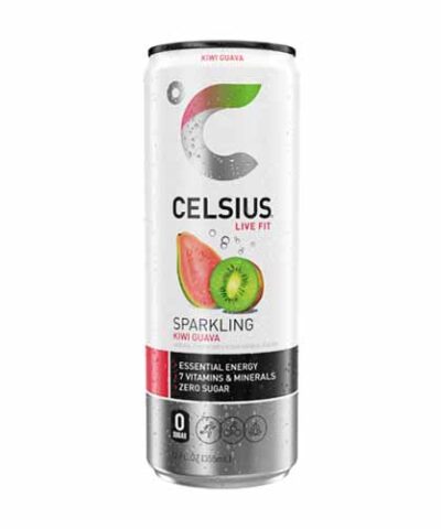 CELSIUS SPARKLING KIWI GUAVA SODA 12 oz