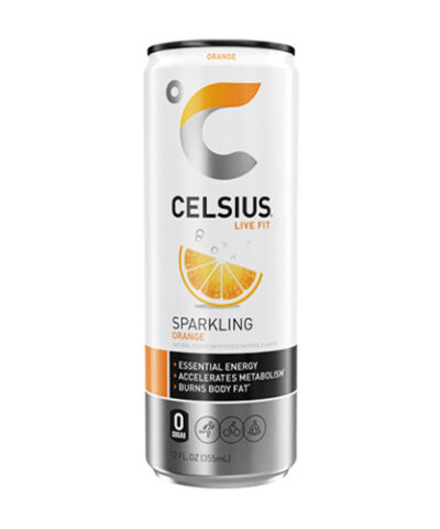 CELSIUS SPARKLING ORANGE SODA 12 oz