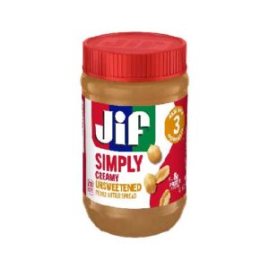 JIF PEANUT BUTTER SIMPLY CREAMY UNSWEETENED 425G