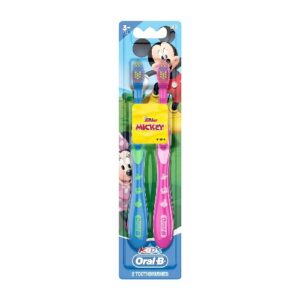 ORAL B TOOTHBRUSH MICKEY MINNI 2PK