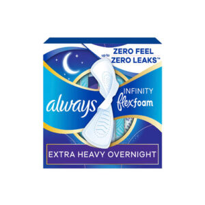 ALWAYS INFINITY FLEXFOAM EXTRA HEAVY OVERNIGHT UNSCENTED 22PADS