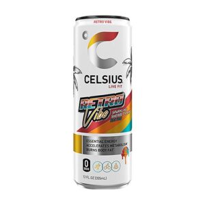 CELSIUS SPARKLING RETRO VIBE SODA 12oz