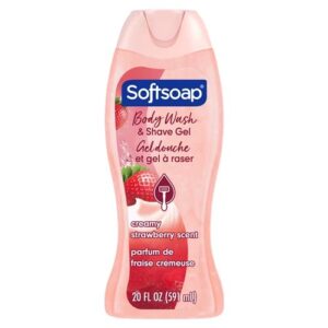 SOFTSOAP BODY WASH & SHAVE GEL STRAWBERRY 20oz