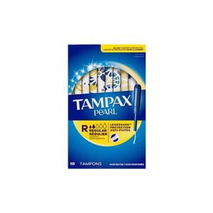 TAMPAX PEARL REGULAR UNSCENTED 10's